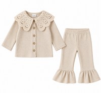 Little Lace Collar Set - Creme