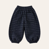 Balloon Jogger Pants in Small Check, back