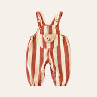 Little Dungarees in Red, front