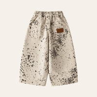 Wide Leg Leopard Jeans in Leopard, back
